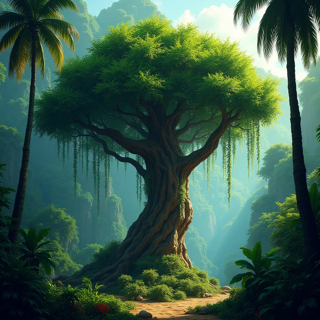 Majestic Jungle Tree